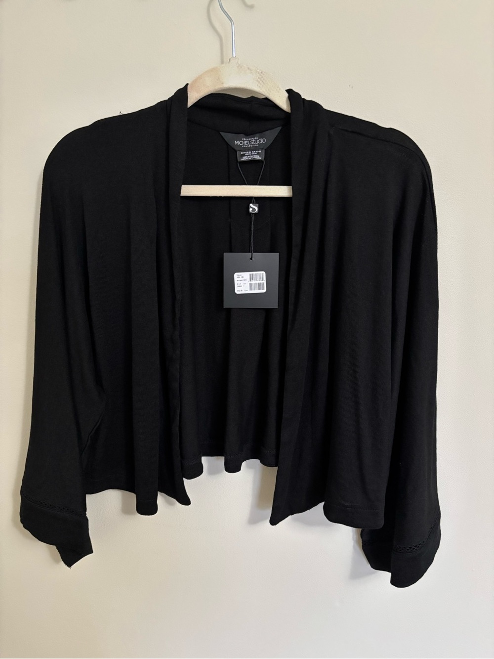 Michel Studio plus size Open-Front Women's Cardigan Sweater